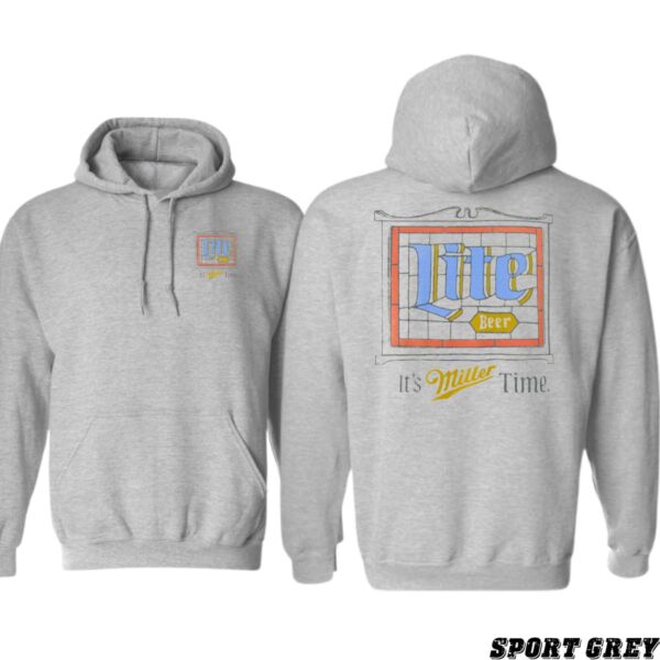 Miller Lite It's Miller Time Design, Casual Wear Hoodie, Classic and Iconic Style , Hoodie Style Menswear Sweaters, Street Life Style - Image 7