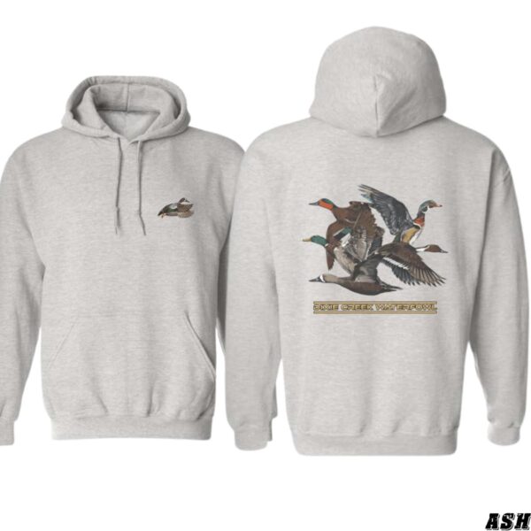Dixiee Creek Waterfowl Hoodie,Outdoor Enthusiasts Cozy and Stylish, Birdwatching Fans, Street Life Style - Image 5