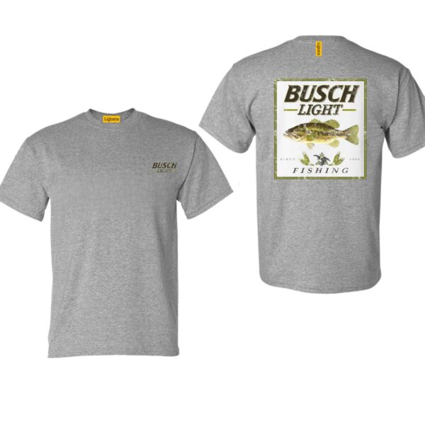Busch LLight Fishing TShirt, Classic Fish Design, Perfect for Anglers and Beer Lovers, Ideal for Outdoor Adventures, Cozy and Stylish, Unisex TShirt for Men and Women , TShirt Design, Street Life Style - Image 4