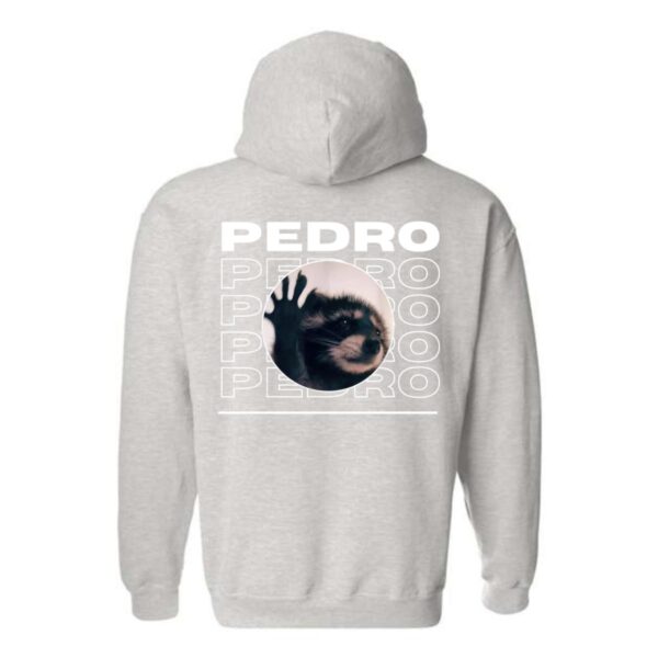 Pedro Hoodie, Raccoon Graphic Design Shirt, Trendy Hoodie for Men and Women , Hoodie Design - Image 2