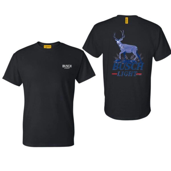 Busch LLight TShirt, Classic Deer Design, Perfect for Outdoor Enthusiasts, country boy clothing, TShirts for country girls, Ideal for Casual Wear, Comfortable and Stylish, Street Life Style - Image 3