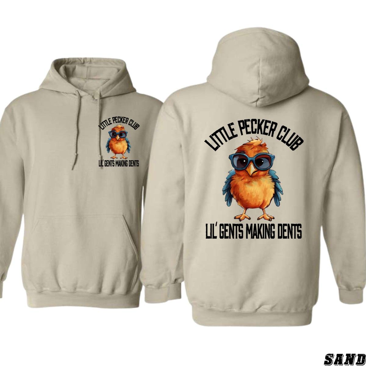 Little Pecker Club Hoodie, Playful Bird Design, Perfect for Fun-Loving Individuals, Ideal for Casual Wear, Cozy and Stylish, Unisex Hoodie for Men and Women , Winter Fashion