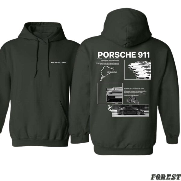 Porsche 911 Design, Automotive Enthusiast Hoodie, Sleek and Sporty Style , Hoodie Design - Image 4