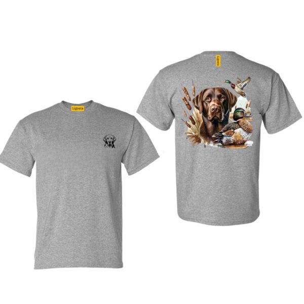 Duck Hunter Shirt, Duck Icon Design, Natural Design, Realistic Duck and Labrador Retriever Design, Ideal for Hunting Enthusiasts, Perfect for Outdoor Adventures, Celebrate Your Passion for Waterfowl Hunting Menswear Sweaters - Image 4