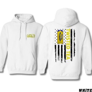 Twisted Tea Hoodie, Bold Americana Design Featuring Iconic Twisted Tea Can and Patriotic Theme, Menswear Sweaters, Street Life Style