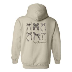 For These Reasons Hoodie, Elegant Bow Design with Script Text, Perfect for a Chic and Stylish Look, Comfortable and Versatile, Hoodie For Men, Hoodie For Women , Hoodie Design