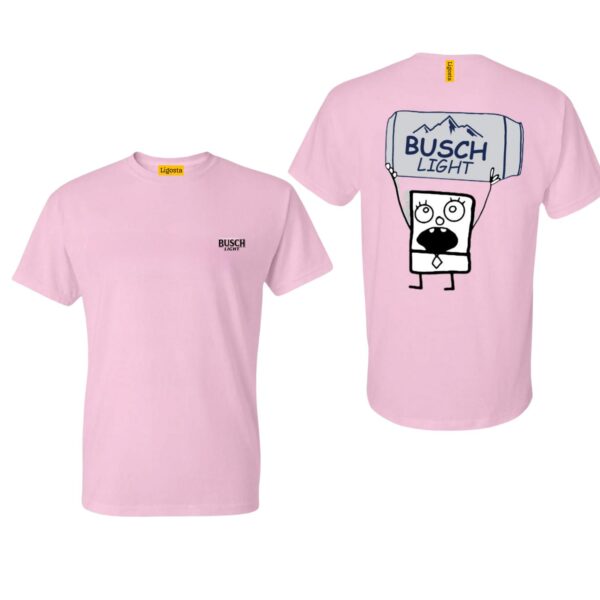 Busch LLight TShirt, Fun Cartoon Character Design, Perfect for Beer Lovers, Ideal for Casual Wear and Relaxation, Cozy and Humorous, Unisex TShirt for Men and Women , TShirt Design, Street Life Style - Image 5