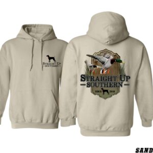 Straight Up Southern Hoodie, Mallard Duck Hunting Design, Camo Country Hoodies, Perfect for Outdoor Enthusiasts, Ideal for Casual Wear, Comfortable and Stylish, Hoodie For Men, Hoodie For Women  Tops Underwear, Street Life Style