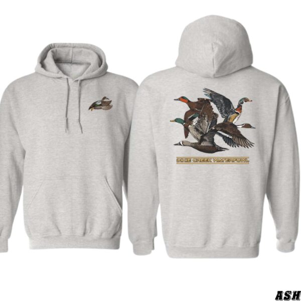 Dixie Creek Waterfowl Hoodie, Detailed Duck and Goose Design, Ideal for Outdoor Enthusiasts, Warm and Stylish, Gift for Men, Gift for Women, Gift for You , Hoodie Design - Image 2