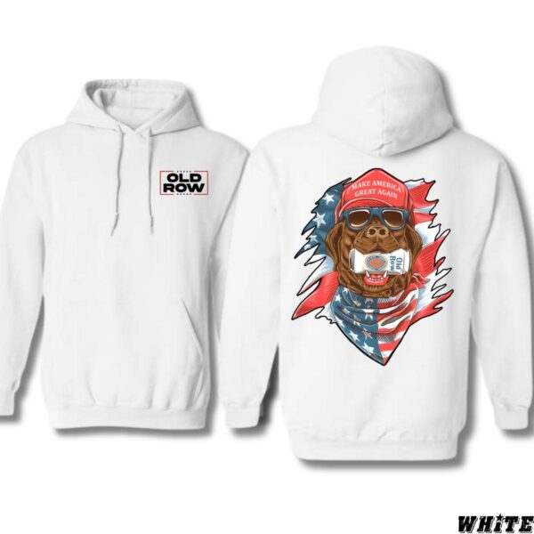 Old Row Make America Great Again Dog Sport Grey Unisex Hoodie, Perfect for Patriotic Americans and Dog Lovers , Hoodie Design - Image 8