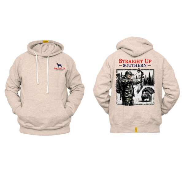 Straight Up Southern Hoodie, Trump Turkey Hunting, Trump Bow Hunting Sublimation, Trump 2024, America Great Again - Image 5