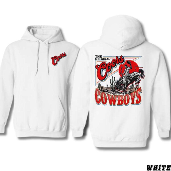 Coors "Cowboys Rodeo" Black Unisex Hoodie, Perfect for Western Enthusiasts and Casual Wear coors cowboy , Hoodie Design - Image 8