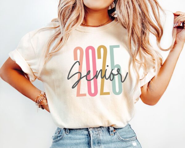 Senior 2025 Shirt, Back To School 2025, Senior Retro Shirt, 2025 Seniors Shirt, Senior 2025 Retro Shirt, Class of 2025 Senior Shirt, Graduation Gift - Image 7