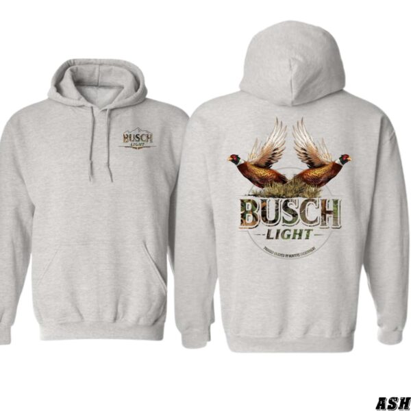 Busch iLight Hoodie, Pheasant Hunting Shirt, Trendy Hoodie for Men and Women , Hoodie Design - Image 9