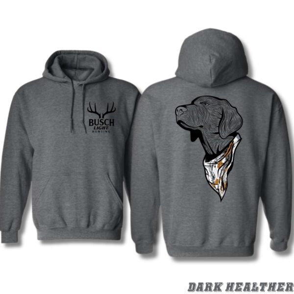 Busch iLight Hunting Dog Design, Outdoor Wear Hoodie, Rugged and Stylish , Hoodie Design - Image 2