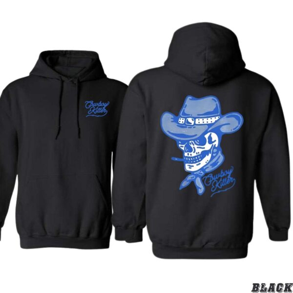 Cowboy Killer Hoodie, Bold Skull and Hat Design, Perfect for Edgy Fashion, Comfortable and Durable, Gift for Men, Gift for Women, Gift for You , Hoodie Design - Image 3