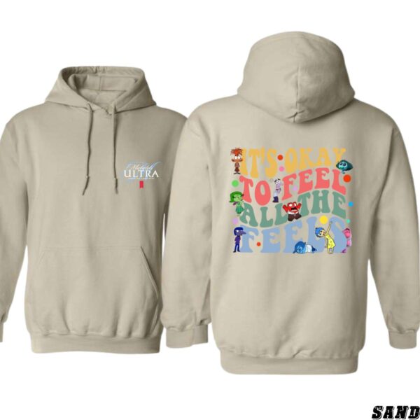 It's Okay to Feel Hoodie, Colorful Emotional Expression Design for Everyday Wear, Hoodie Style, Menswear Sweaters, Street Life Style - Image 8
