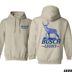 Busch Light Hoodie, Classic Deer Design, Perfect for Outdoor Enthusiasts, Country Boy Clothing, Menswear Unisex