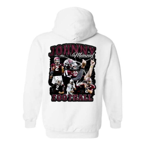 Johnny Manziel Football Hoodie, Dynamic Design Celebrating Johnny Football, Perfect for Sports Fans, Ideal for Casual Wear, Comfortable and Stylish, Hoodie For Men, Hoodie For Women , Hoodie Design - Image 5
