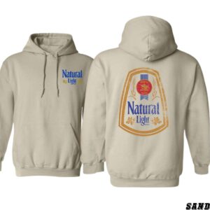 Natural Light Hoodie, Iconic Beer Label Design, Perfect for Beer Enthusiasts, Ideal for Casual Comfort, Cozy and Classic, Unisex Hoodie for Men and Women , Winter Fashion