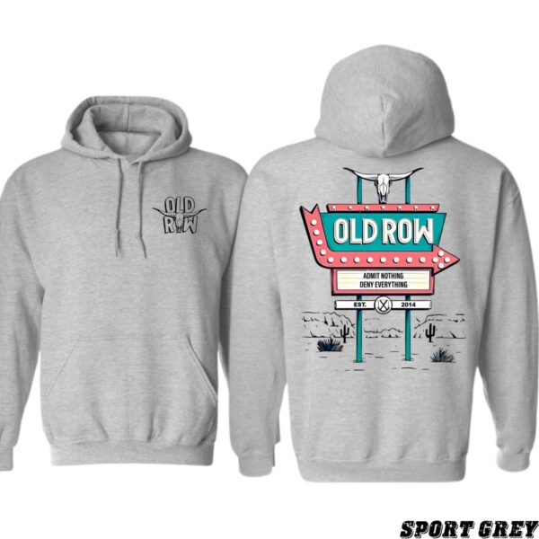 Old Row Hoodie, Retro Sign Design Shirt, Trendy Hoodie for Men and Women , Hoodie Design - Image 7