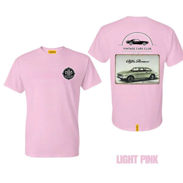 Ligosta Vintage, Cars Club T-Shirt, Unisex T-Shirt Featuring Alfa Romeo GT 1300 Graphic, Perfect For Classic Car Lovers 15 - Image 4