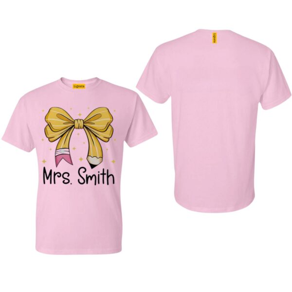 Mrs. Smith Shirt, Back to School Coquette, Pencil Coquette, Retro Teacher Shirt, Dream Team, Kindegarten Back to School, Pre-k 1st/2nd/3rd Grade Sublimation Designs - Image 5