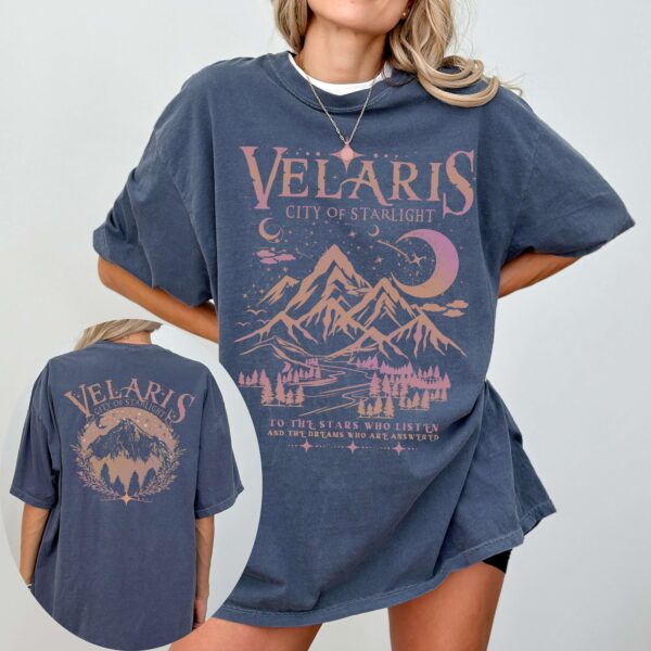 Velaris Shirt, ACOTAR Comfort Colors, City Of Starlight, Night Court T-Shirt, Rhysand Quotes, Sarah J Maas Apparel, Book Lover Gift, Street Life Style, Trending T-Shirts - Image 3