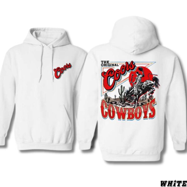 Coors Cowboys Hoodie, Original Western Rodeo Design, Perfect for Cowboy Fans, Ideal for Casual Wear, Street Life Style - Image 3