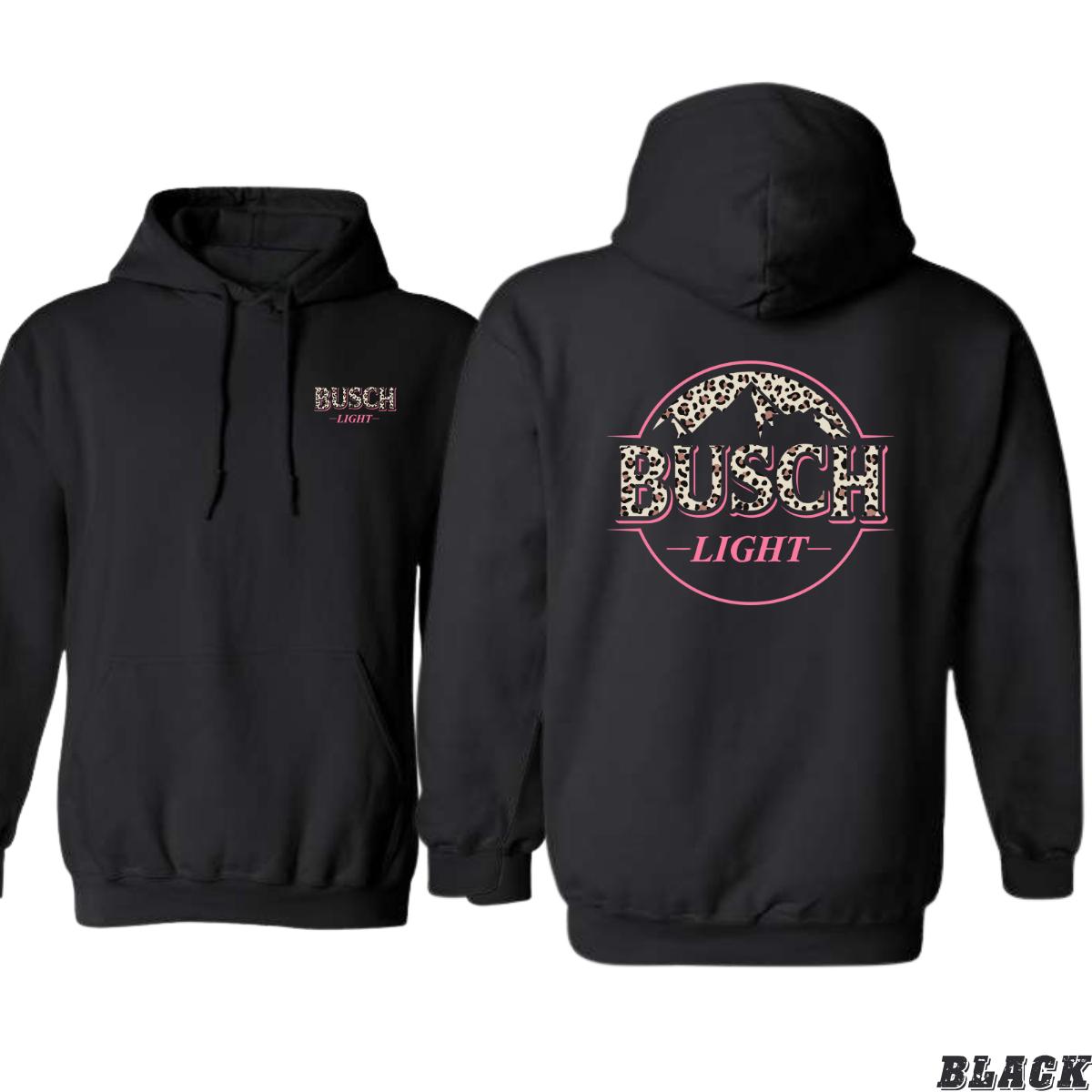 Busch Light Leopard Print Logo Hoodie, Perfect for Casual Wear or Special Occasions,Sweaters Sweatshirt, Street Life Style
