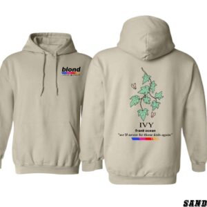 Frankk Ocean Ivy Hoodie, Hoodie with Frank Ocean’s Ivy Design, Perfect for Fans and Casual Wear, Street Life Style, Menswear Unisex