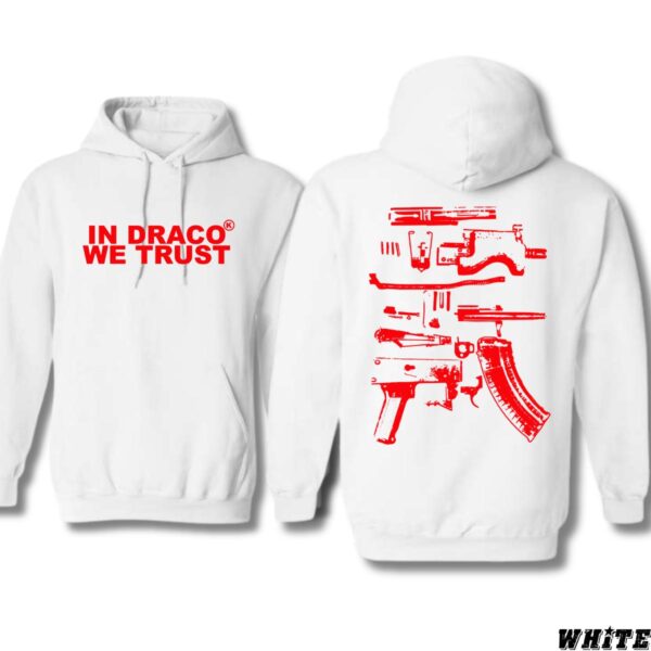 In Draco We Trust Hoodie, Red Gunn Parts Design Shirt, Trendy Hoodie for Men and Women , Street Life Style, Street Life Style - Image 6