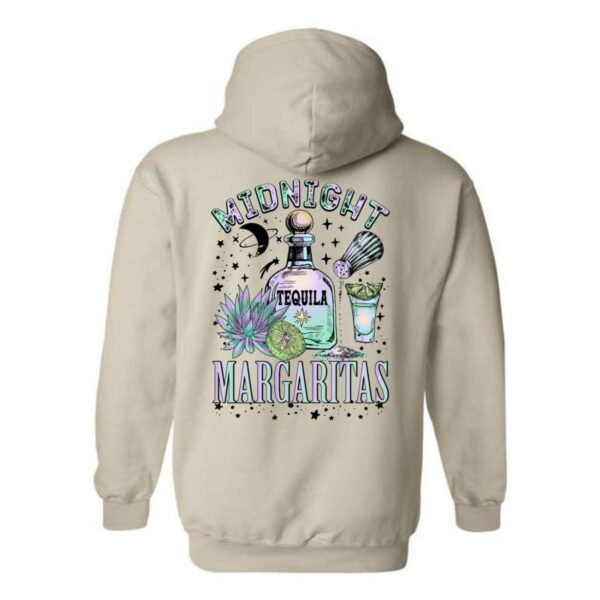 Midnight Margaritas Hoodie, Colorful Tequila and Margarita Design, Perfect for Party Lovers, Ideal for Casual Wear, Comfortable and Stylish, Hoodie For Men, Hoodie For Women , Hoodie Design