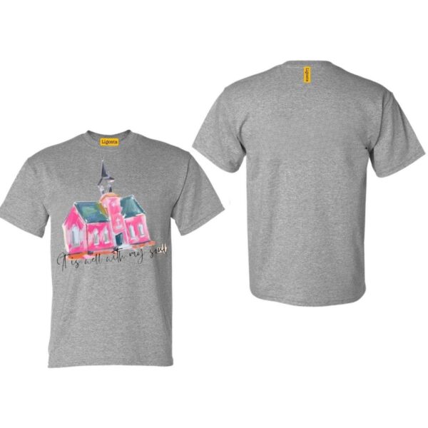 It Is Well With My Soul Watercolor Shirt, Vinyl Transfer, Christian Designs, Jesus Designs, Bible Verse - Image 4
