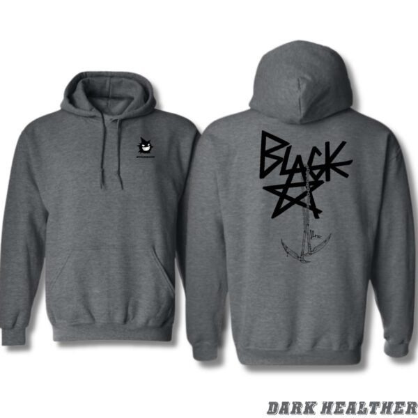 Hyakkimaru Hoodie, Black Star and Anchor Shirt, Trendy Hoodie for Men and Women , Hoodie Design - Image 3