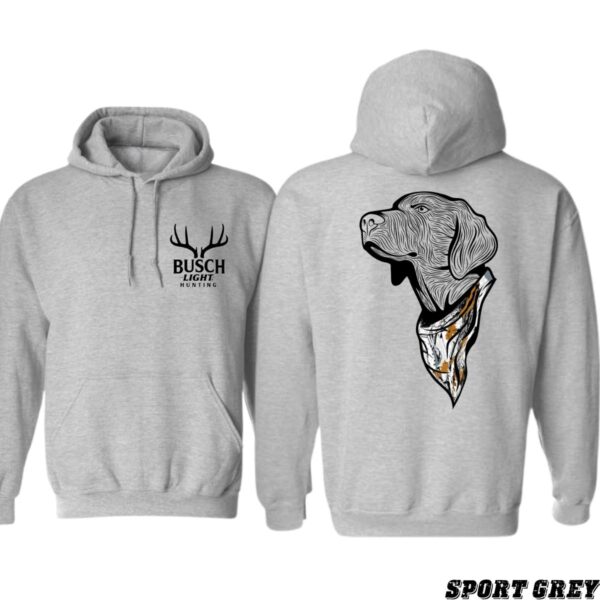 Busch iLight Hunting Dog Design, Outdoor Wear Hoodie, Rugged and Stylish , Hoodie Design - Image 6