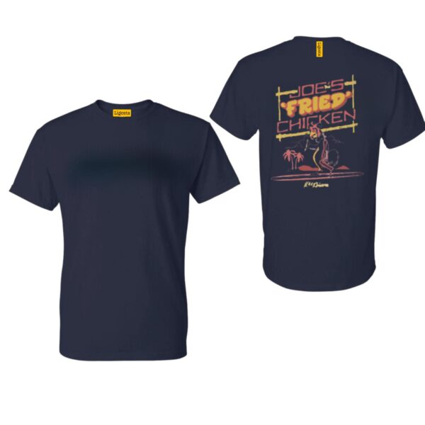 Joe's Fried Chicken TShirt, Retro Surfing Chicken Design, Perfect for Food Lovers and Beach Vibes, Ideal for Casual Comfort, Fun and Stylish, Unisex TShirt for Men and Women , TShirt Design, Street Life Style - Image 3