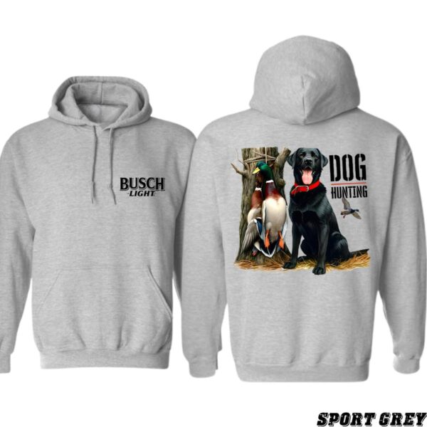 Busch Light Hoodie, Dog Hunting Design, hoodies for country girls, country boy clothing, Perfect for Outdoor Enthusiasts, Ideal for Casual Wear, Comfortable and Stylish, Hoodie For Men, Hoodie For Women , Winter Fashion - Image 4