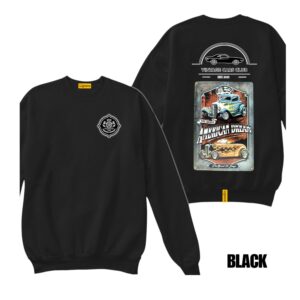 Ligosta Vintage, Cars Club Sweatshirt, Unisex Sweatshirt Featuring American Dream Hot Rod Graphic, Perfect For Classic Car Fans 20
