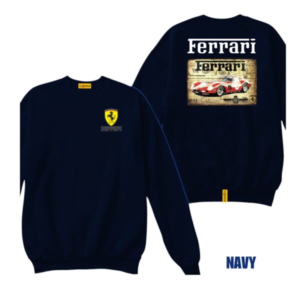 Ligosta Vintage, Cars Club Sweatshirt, Unisex Sweatshirt Featuring Ferrari 250 GTO Graphic, Perfect For Sports Car Fans 21 - Image 2
