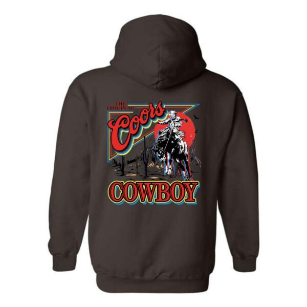 Coors Cowboy Hoodie, Western Rodeo Design Shirt, Trendy Hoodie for Men and Women, Coors Cowboy, Menswear Unisex, Street Life Style - Image 7