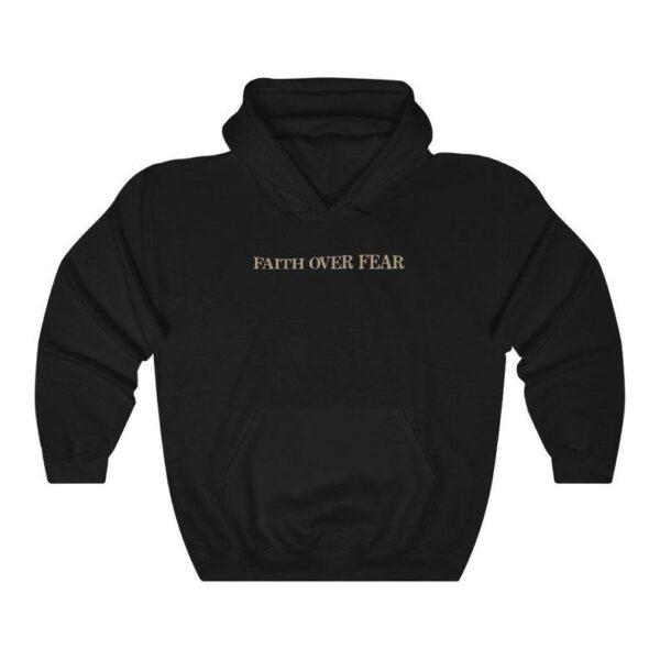 Faith Over Fear Christian Hoodie, Christian Hoodie, Jesus Hoodie, Bible Verse Shirt, Street Life Style - Image 6