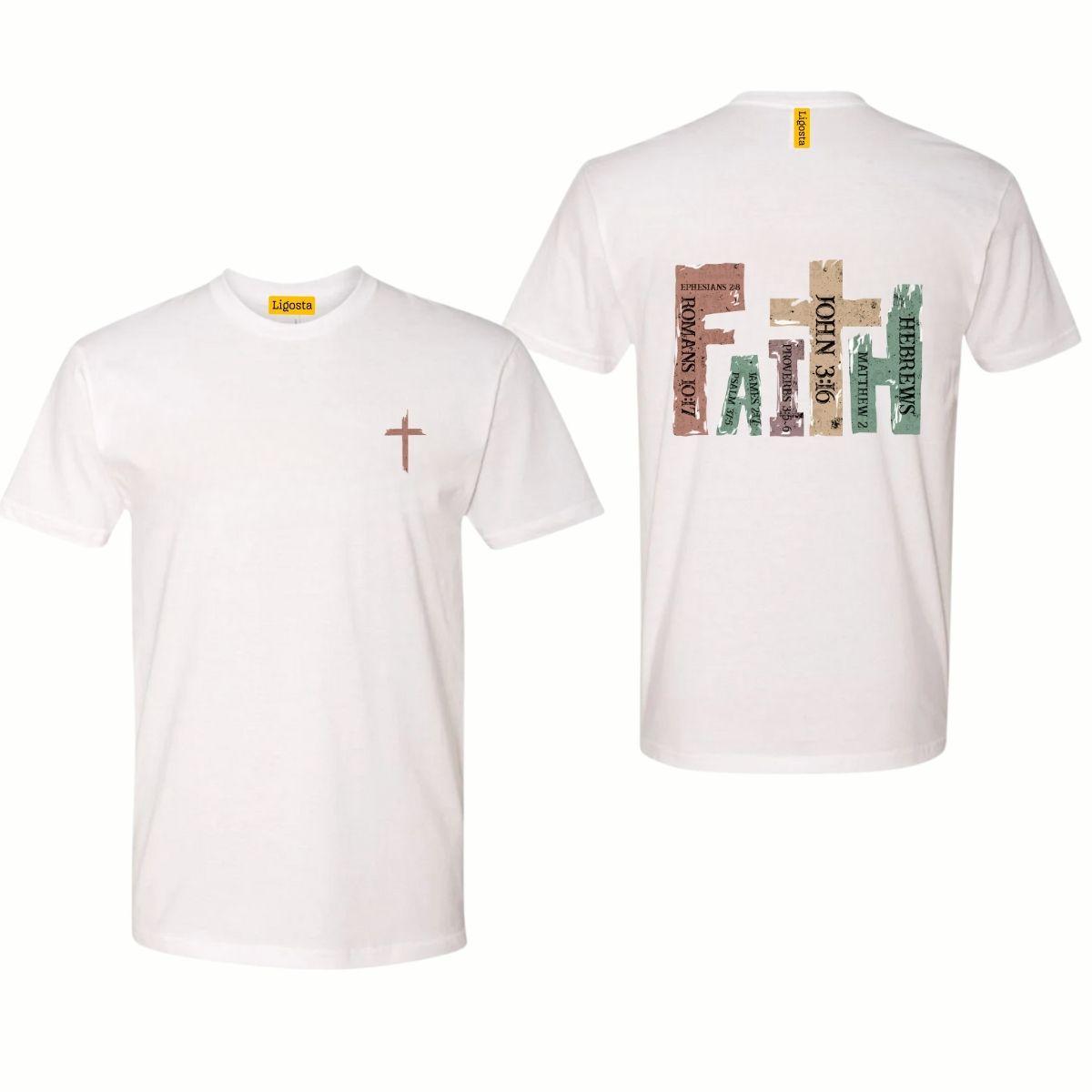 Faith, Retro Christian, Sublimation Design, Religious Design, Bible Verse