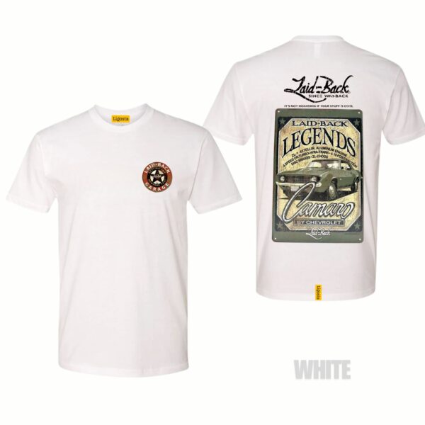 Ligosta Vintage, Laid-Back T-Shirt, Unisex T-Shirt Featuring Camaro Legends Graphic, Perfect For Muscle Car Fans 25 - Image 3