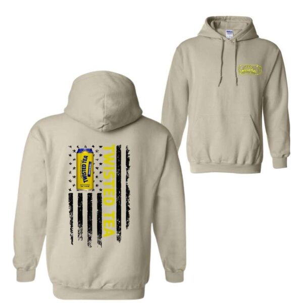Twisted Tea Logo Flag 2-sided Shirt, Twisted TeaLight Tshirt, Hoodie Style, Unisex Sweaters, Street Life Style - Image 3