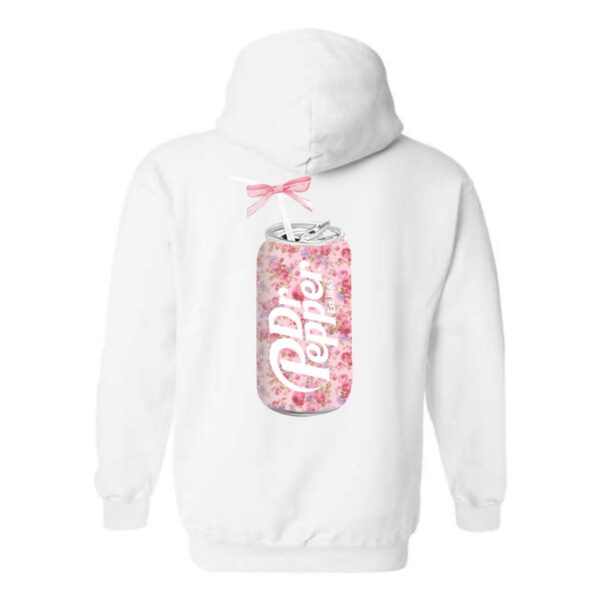 Dr. Pepper Hoodie, Floral Can Design Shirt, Trendy Hoodie for Men and Women , Hoodie Design - Image 6