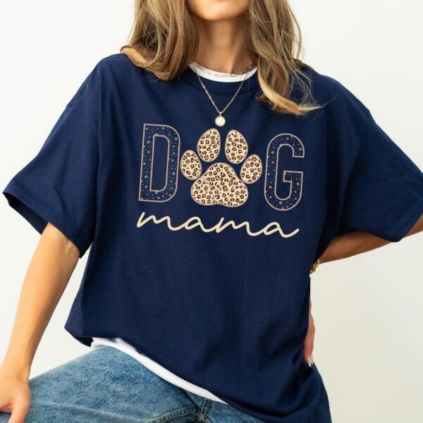 Dog Mama Leopard, Dog Mama Retro, Comfort Colors Tshirt, Leopard Print, Sublimation Design, Cheetah Print - Image 8