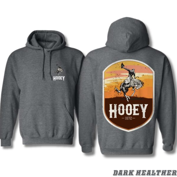 Hooey Hoodie, Classic Western Rodeo Design Featuring Bold Cowboy Graphics, Perfect for Rodeo Enthusiasts and Western Style Fans, Unisex Hoodie for Everyday Comfort and Cowboy Spirit , Winter Fashion - Image 2