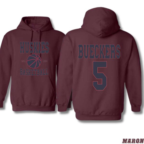 Huskies Basketball Hoodie, Bueckers 5 Shirt, Trendy Hoodie for Men and Women , Hoodie Design - Image 4