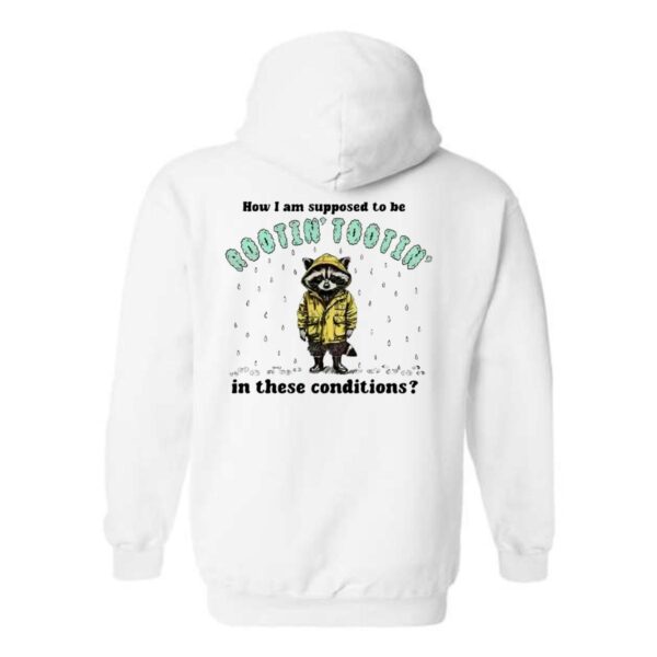 Rootin' Tootin' Raccoon Hoodie, Trendy Hoodie for Men and Women , Hoodie Design - Image 6